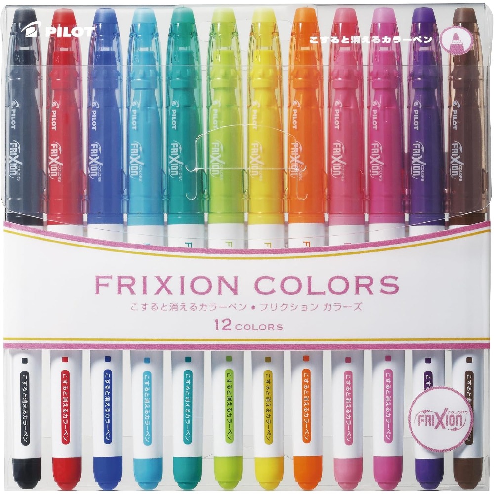 ชุดปากกาเมจิกชนิดลบได้ หัวปากก - Pilot Pen Frixion บทวิจารณ์และราคา