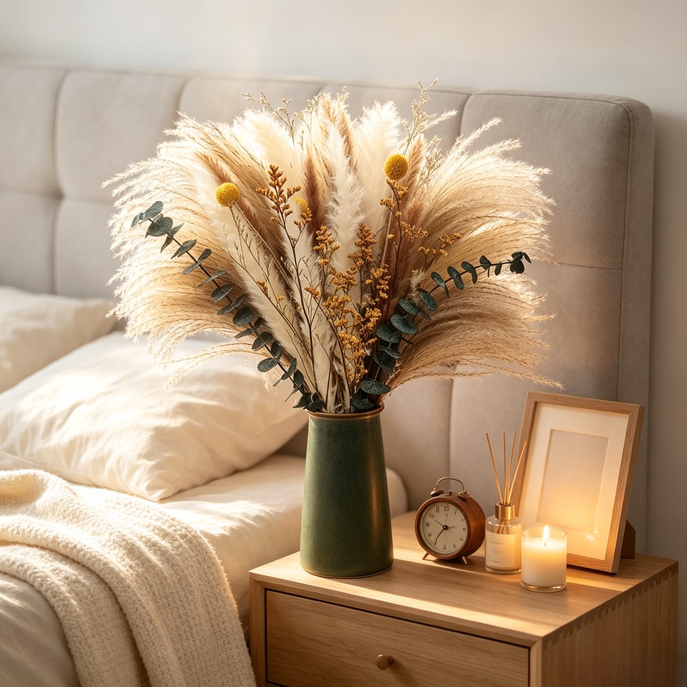 ช่อดอกไม้แห้ง, ช่อดอกไม้แห้งตก - Dried Flower Bunch บทวิจารณ์และราคา