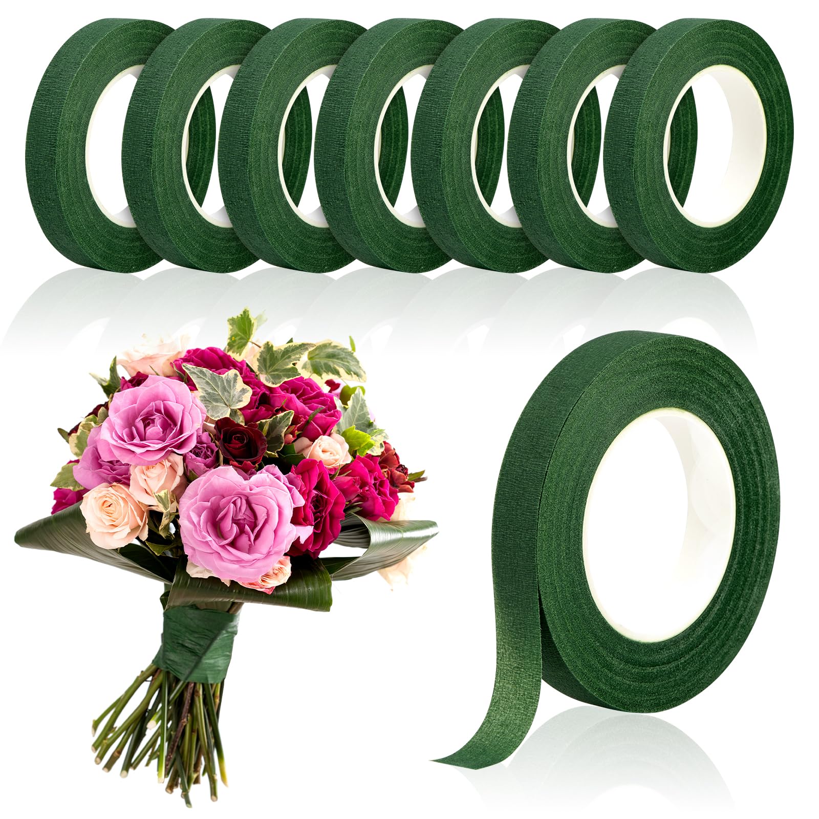 20 หลา เทปดอกไม้สีเขียว เทปกระ - Florist Supply Paper บทวิจารณ์และราคา