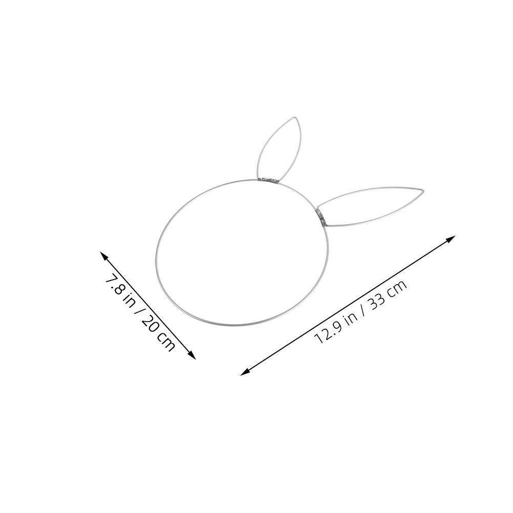 2 ชิ้น ห่วงโลหะรูปวงกลมสำหรับท - Wreath Form Wire บทวิจารณ์และราคา