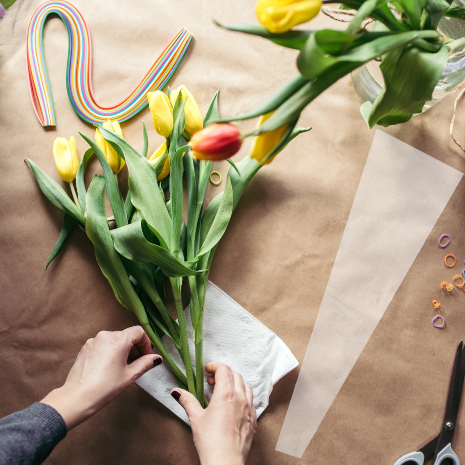 50 ชิ้น ถุงเซลโลเฟนห่อช่อดอกไม - Supply For Florist บทวิจารณ์และราคา