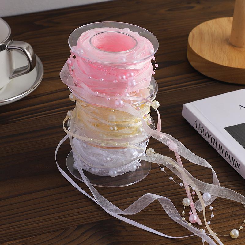 ริบบิ้นลูกปัดมุกสำหรับตกแต่งเส - Supply For Florist บทวิจารณ์และราคา