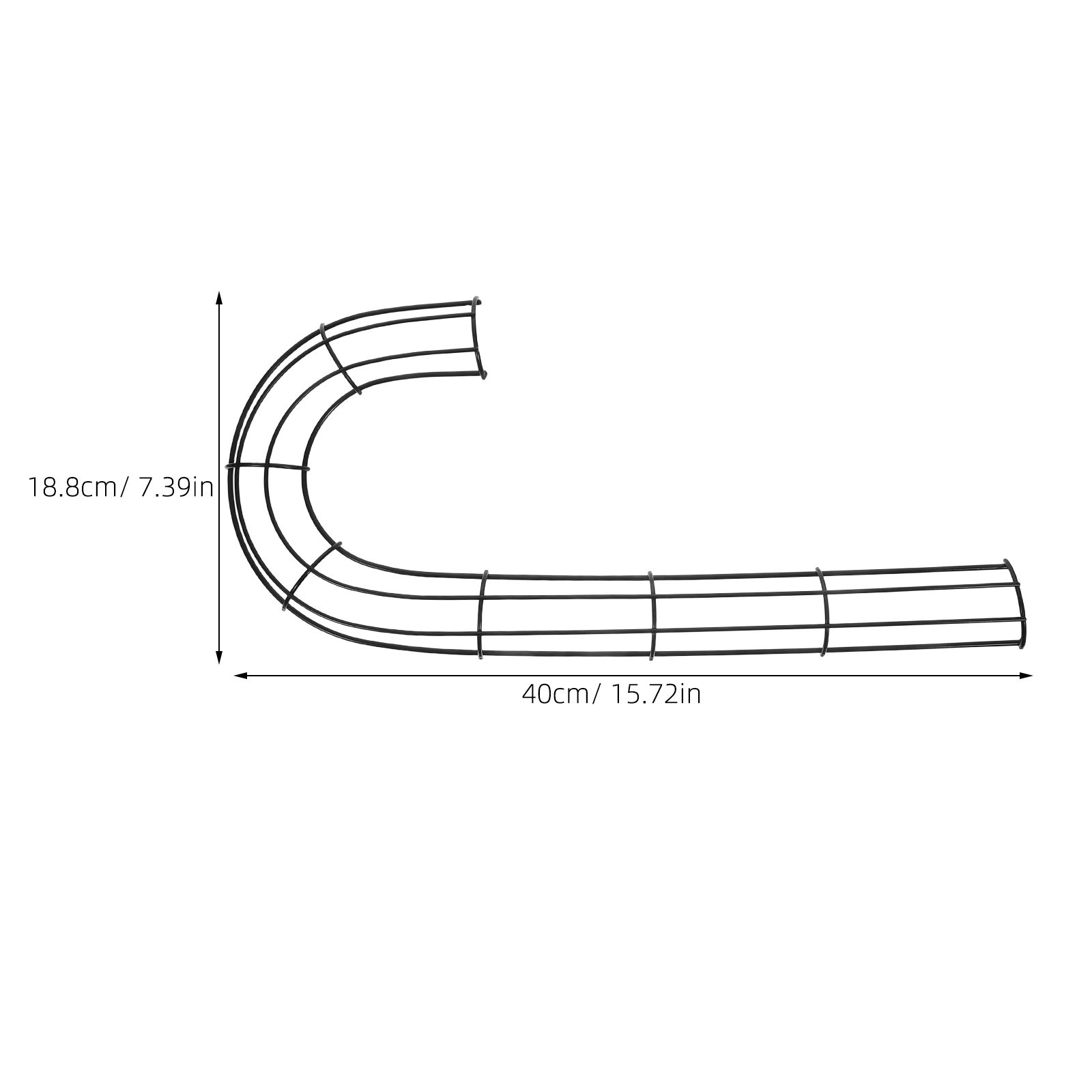 2 ชิ้น โครงพวงหรีดคริสต์มาสรูป - Wreath Form Wire บทวิจารณ์และราคา
