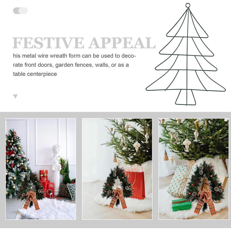 โครงพวงหรีดโลหะรูปต้นคริสต์มาส - Wreath Form Wire บทวิจารณ์และราคา