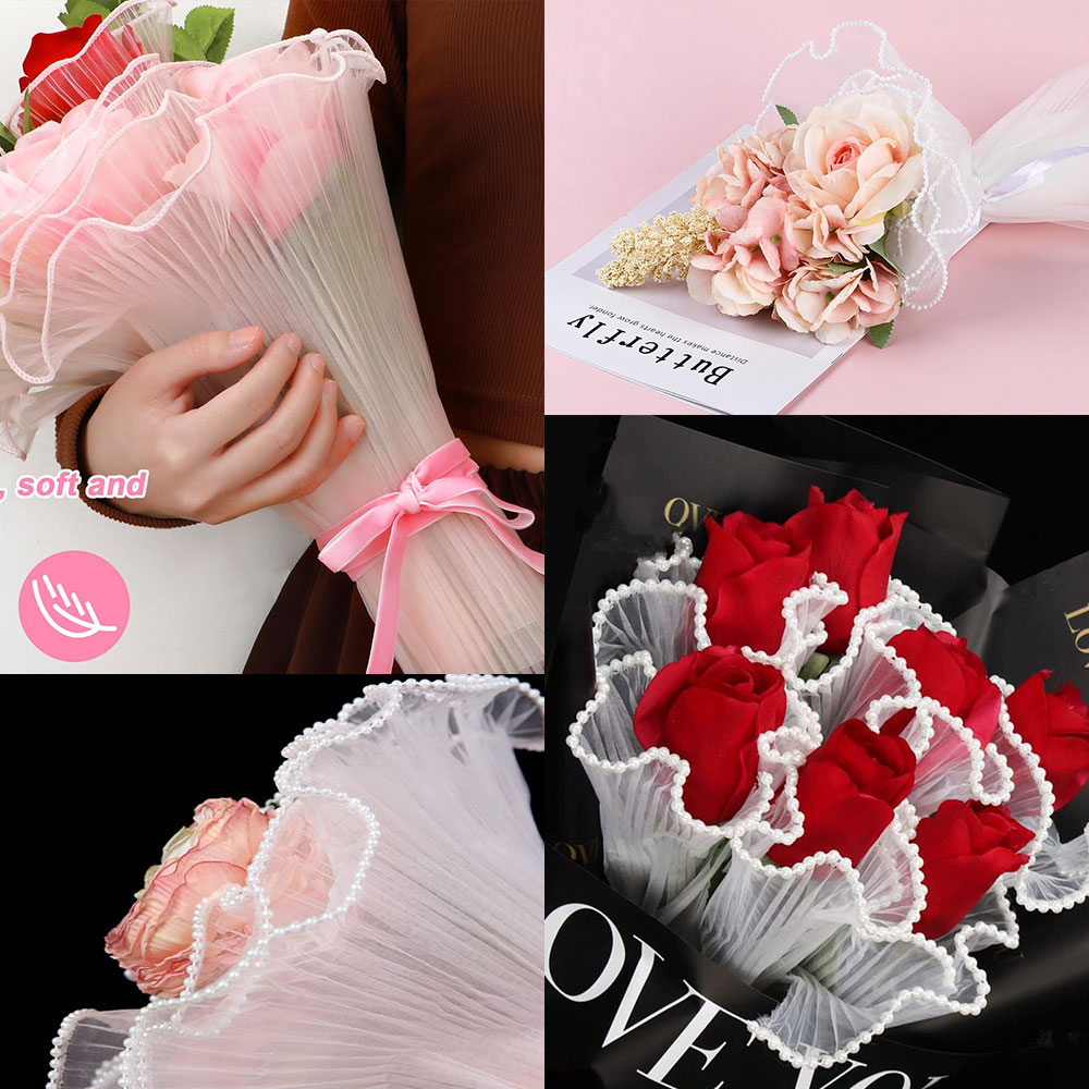 28cmX3.8Yds ห่อดอกไม้กระดาษ Pe - Florist Supply Paper บทวิจารณ์และราคา