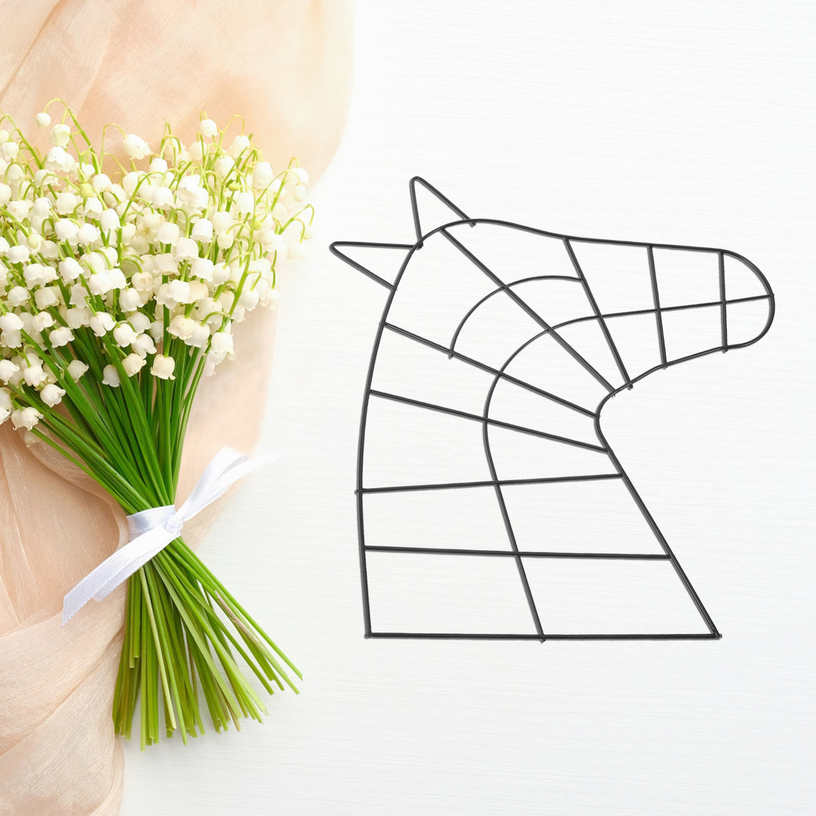 2 ชิ้น โครงโลหะสำหรับทำพวงมาลั - Wreath Form Wire บทวิจารณ์และราคา